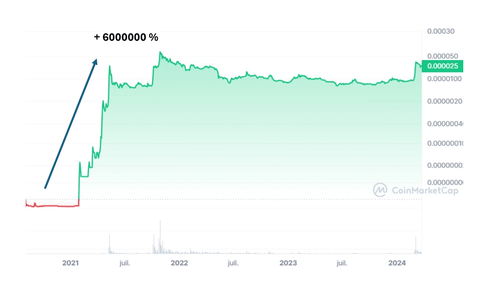 Performance crypto Shiba